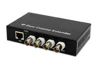 IP de 4 ports de BNC au convertisseur coaxial 10/100Mbps 1 LAN Port 1.5km