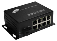 convertisseur 100M de médias d'Ethernet de 250M Transmission Distance POE 1 fibre et 8 ports
