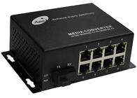 Fibre de mode unitaire au port de Sc du convertisseur 1 d'Ethernet et à 8 ports Ethernet