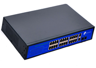 commutateur de PoE de gigabit de C.C 53.5V avec 24 ports de POE et 2 ports d'Ethernet et 2 de SFP
