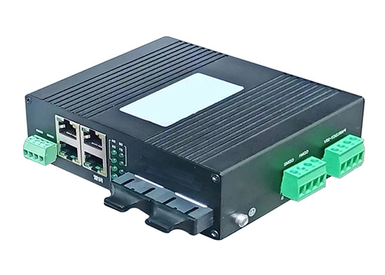 L2+ Ring Managed Ethernet Switch industriel ports de Sc 4x10/100TX + 4xRS485 + 2x100FX