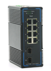 Ports de POE de l'Ethernet 10GB de fibre de POE de fentes contrôlées du commutateur 2 10GB SFP+ et de 8 gigabits
