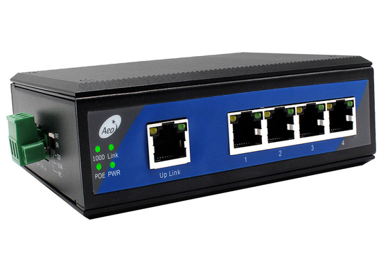 Température de commutateur POE Ethernet industriel -40-85°C VLAN IPC 250M