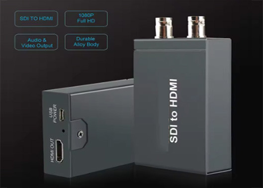 Convertisseur HD / 3G SDI vers HDMI Convertisseur HDMI sur SDI pour les signaux CCTV SD HD et 3G SDI