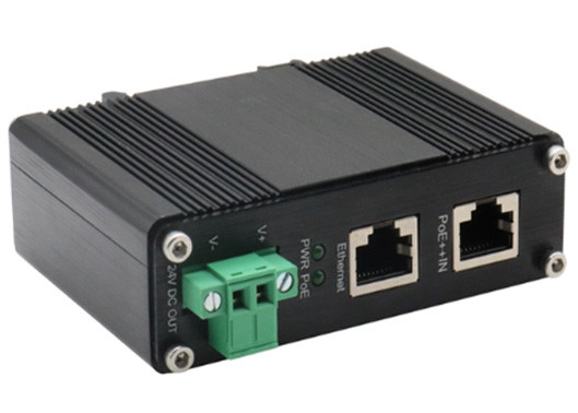 Injecteur de POE Gigabit industriel 802.3bt 95W PoE Splitter 24VDC