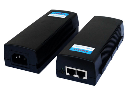 Port unique 10/100/1000M 60W Ultra POE Injecteur 100-240V AC 50/60Hz 1,5A Max.