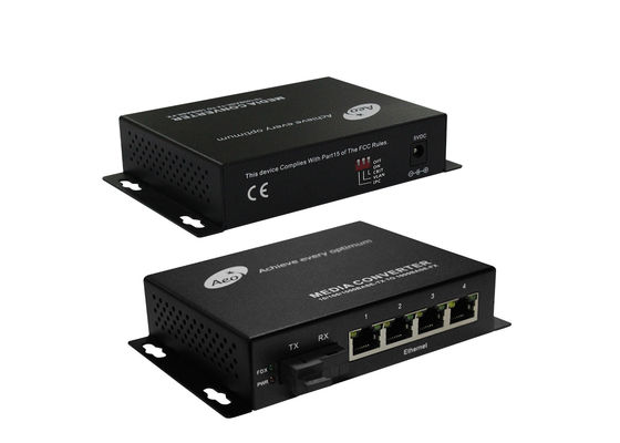 convertisseur de médias d'Ethernet de gigabit de 100km