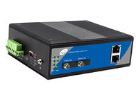 Fibre industrielle Ethernet du gigabit 2 de convertisseur d'Ethernet au plein et à 2 ports optiques