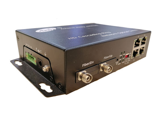Ethernet de cascade de POE du commutateur 4 de Gigabit Ethernet POE 2 ports optiques