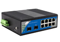 Port contrôlé de SFP de l'Ethernet 2 de POE du gigabit 8 de commutateur de SFP POE plein