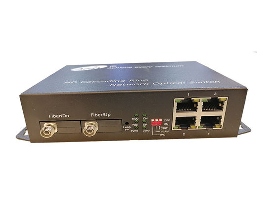 Plein convertisseur de cascade de médias de fibre de Gigabit Ethernet