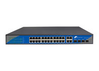 24 commutateurs gauches de Gigabit Ethernet Unmanaged avec les ports combinés de 4 gigabits