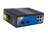 ports de POE 2 SFP du commutateur 4 de 10/100/1000M Unmanaged Industrial Ethernet