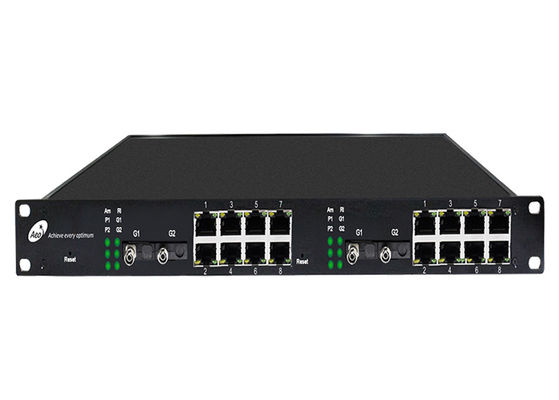 Le commutateur du bâti de support 1000M Gigabit Ethernet Fiber, a contrôlé le commutateur de Gigabit Ethernet