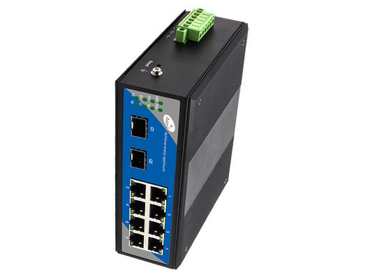 port du commutateur 8 du gigabit 32Gbps Mbps 1000 avec 2 fentes de SFP