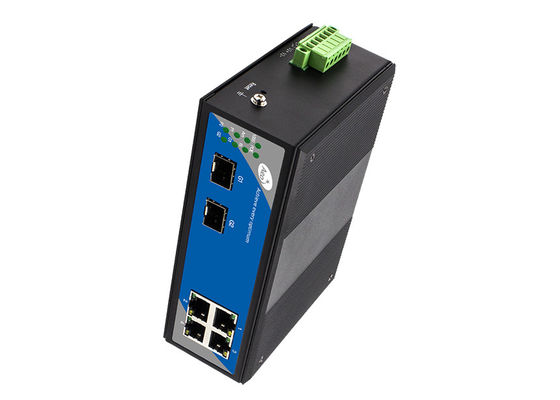 Commutateur gauche de Smart POE de Web du gigabit 4 avec 2 fentes de SFP