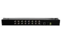 Ethernet 170Mbps au-dessus des ports coaxiaux du convertisseur 16 BNC 1 Gigabit Ethernet