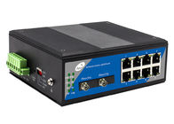 Convertisseur de médias d'Ethernet de fibre d'IEE802.3 IP40 avec 2 8 de POE ports de fibre et