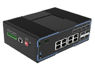 IP40 a contrôlé le commutateur de fibre de SFP avec le port Ethernet 8 10/100/1000Mbps