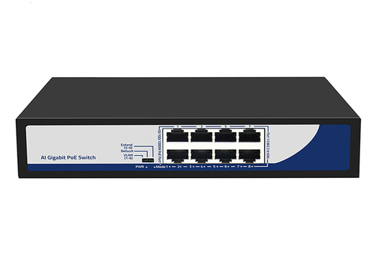 Plein commutateur de PoE de gigabit de 8 ports avec le chien de garde de PoE VLAN QoS pour la caméra de télévision en circuit fermé