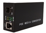 port Ethernet de POE du convertisseur 1 de médias de 10/100/1000Mbps POE et 1 port de SFP