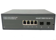 Plein port de Poe 4 de commutateur d'Ethernet de commutateur de fibre de POE SFP de gigabit avec 2 SFP