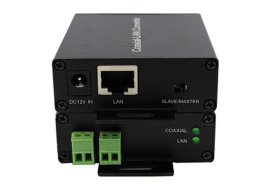 Convertisseur coaxial-LAN IP sur prolongateur coaxial IP sur 2 câbles Extendant de paire coaxial / tordu pour caméra IP