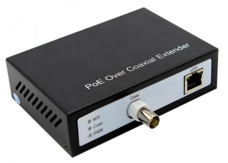 10/100 Mbps POE sur convertisseur coaxial, Ethernet sur extenseur coaxial 300m Pour caméra IP