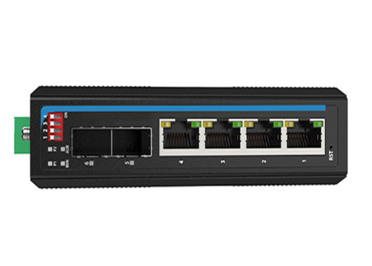 Transfert SFP géré industriel 4 Ports POE 1000M avec ports SFP 2*1000M