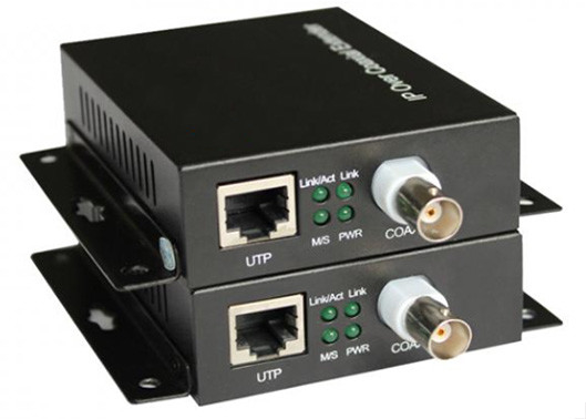IP sur le prolongateur coaxial 10/100 Mbps 1,5 km 1 Ethernet et 1 port BNC sur le câble coaxial